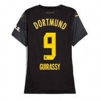 Fotballdrakt Dame Borussia Dortmund Serhou Guirassy #9 Bortedrakt 2024-25 Kortermet